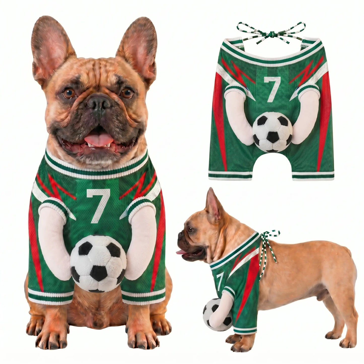 Dog Jersey with fake arms costume #FIFA