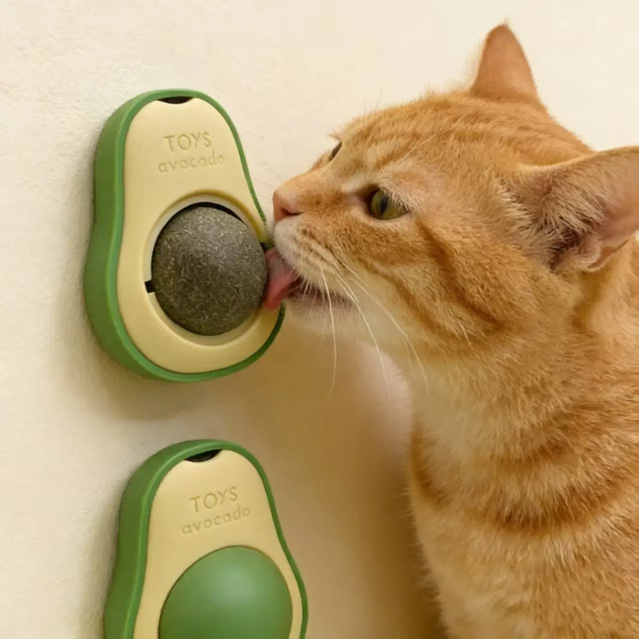 Wall-Mounted Catnip Chew Toy | 360° Spinning Ball for Cats’ Dental Care & Fun Interactive Multi-Tier Cat Cat Stuff for Indoor
