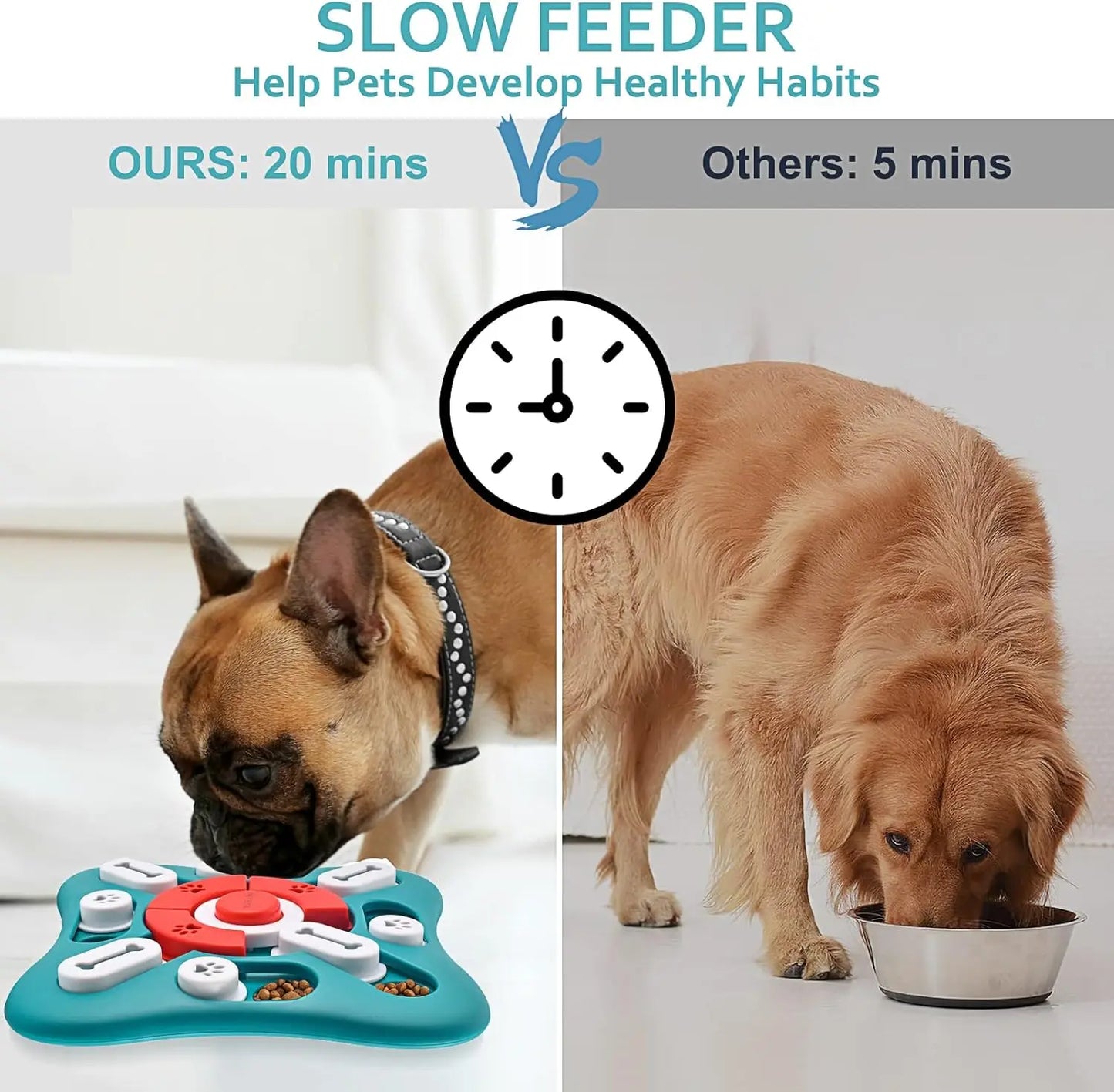 Chevaux Dog Toys, Treat Dispensing Dog Enrichment Toys, Interactive Dog Puzzle Toys to Keep Them Busy