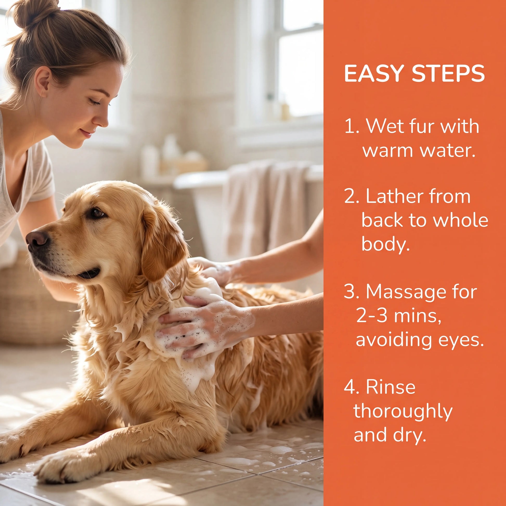 FINDCUTE 10Oz Animal All-In-1 Grooming Shampoo - Pet Grooming Products for Dogs & Cats, Odor Removal, Dirt Cleaning, Itch Relief, Tangled Hair Softening, Moisturizes Coat, Long-Lasting Fresh Scent