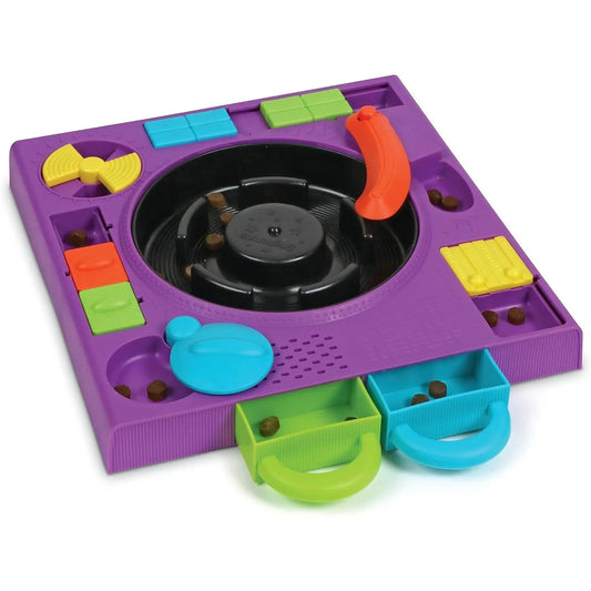 DJ Doggo Puzzle Feeder - Enrichment Toys for Dogs Mental Stimulation, Interactive Gift for Puppies