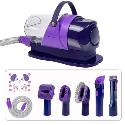 Anlecity Professional Dog Grooming Vacuum with 3 Suction Modes, 6-In-1 Pet Groomer Kit with 3L Large Cup, Cordless Electric Clippers & 5 Grooming Tools, High-Efficiency Pet Hair Removal System for Dogs & Cats