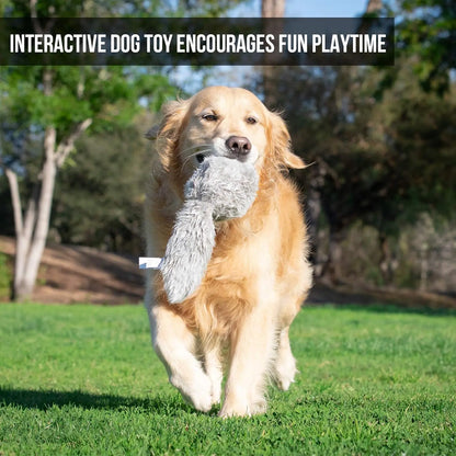 Doggie Tail Interactive Plush Dog Toys (Wiggles, Vibrates, and Barks, Stimulating Play)