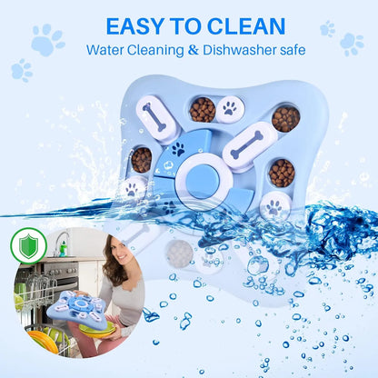 Dog Puzzle Toys, Interactive Treat Puzzle for IQ Training and Mental Enrichment, Large Medium Small Dog Toys for Brain Stimulation