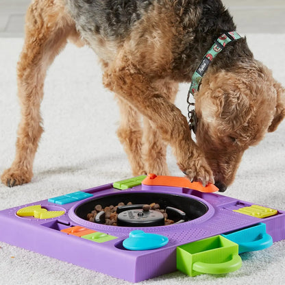 DJ Doggo Puzzle Feeder - Enrichment Toys for Dogs Mental Stimulation, Interactive Gift for Puppies