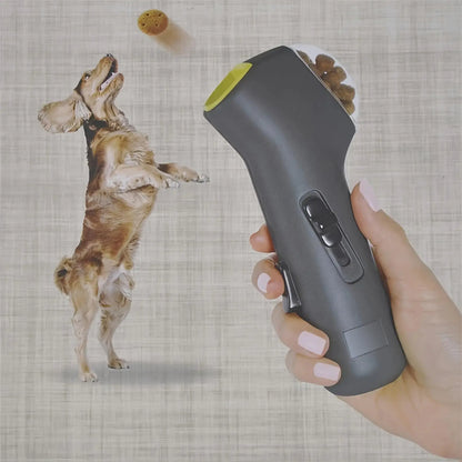 Pet Treat Launcher Dog Toys, Dog Food Catapult Dog Snack Shooter Dog Food Feeder, Dog Food Dispenser Toy, Interactive Dogs Toy, Fun Food Launcher