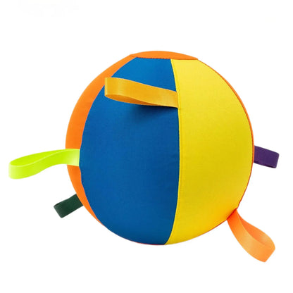 Explorinox 9.8In Heavy-Duty Herding Ball for Dogs with Anti-Burst Core & Dog-Friendly Handles Jumbo Size 25Cm Diameter Perfect for Active Play Exercise