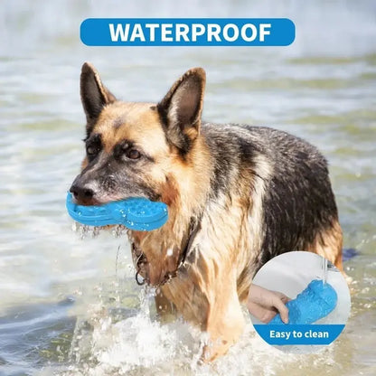 Pceotllar Dog Toys for Aggressive Chewers Large Breed, Slipper Shape Squeaky Dog Chew Toys for Aggressive Chewers Puppies Medium Large Dogs, Blue