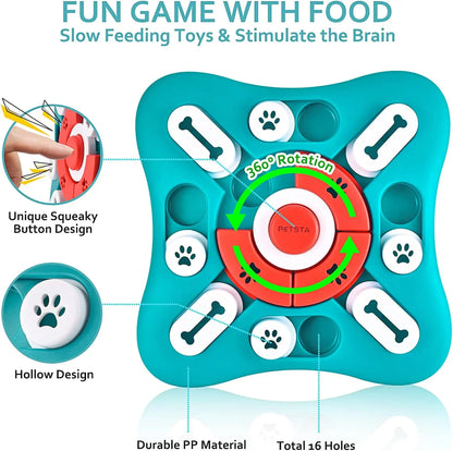 Chevaux Dog Toys, Treat Dispensing Dog Enrichment Toys, Interactive Dog Puzzle Toys to Keep Them Busy