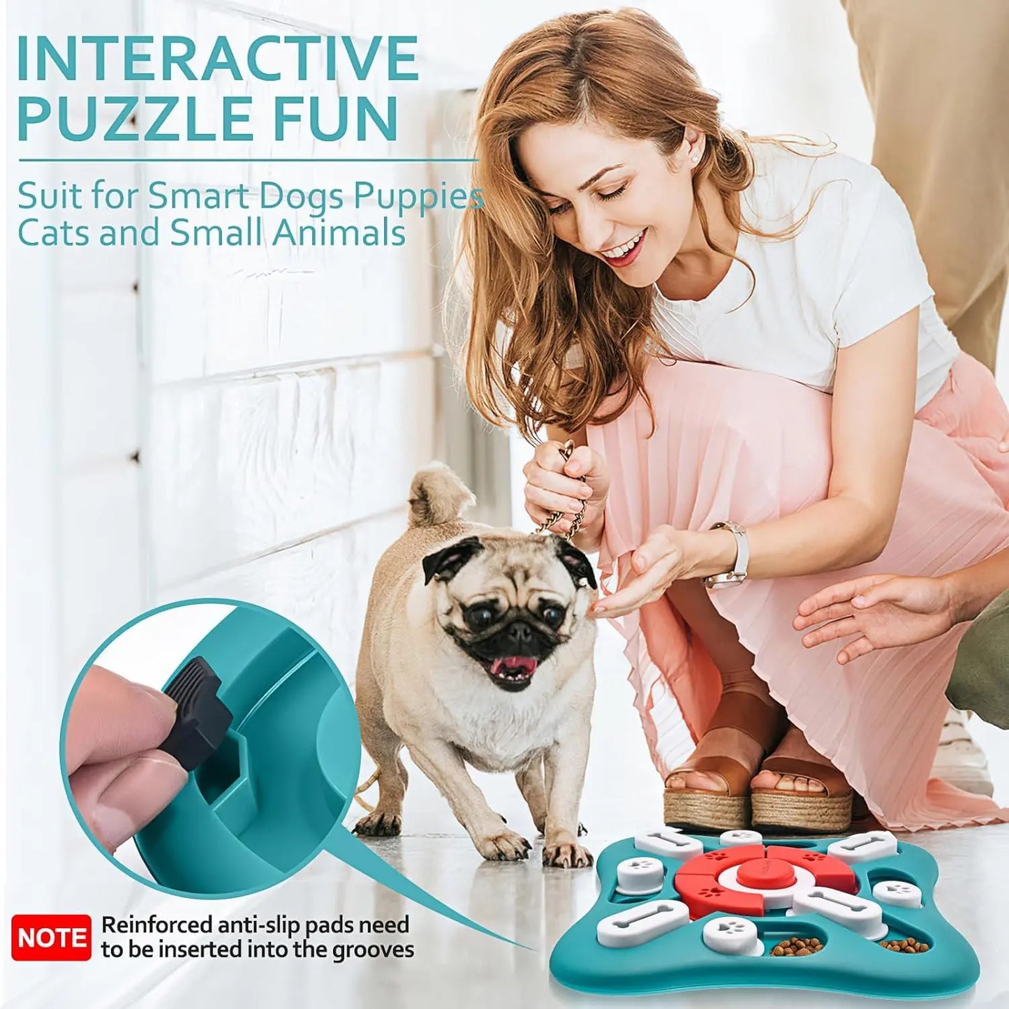 Chevaux Dog Toys, Treat Dispensing Dog Enrichment Toys, Interactive Dog Puzzle Toys to Keep Them Busy