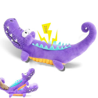 MRWJ Interactive Chew Plush Dog Toys - Chewable Squeak Toys, Durable Fabric, Soft Sound-Producing Mechanism for Large Dogs, Interactive Squeak Toys