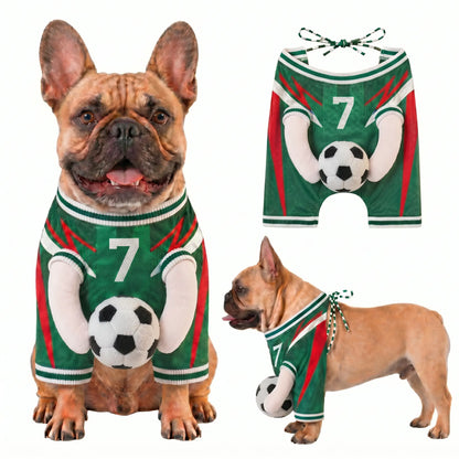 Dog Jersey with fake arms costume #FIFA