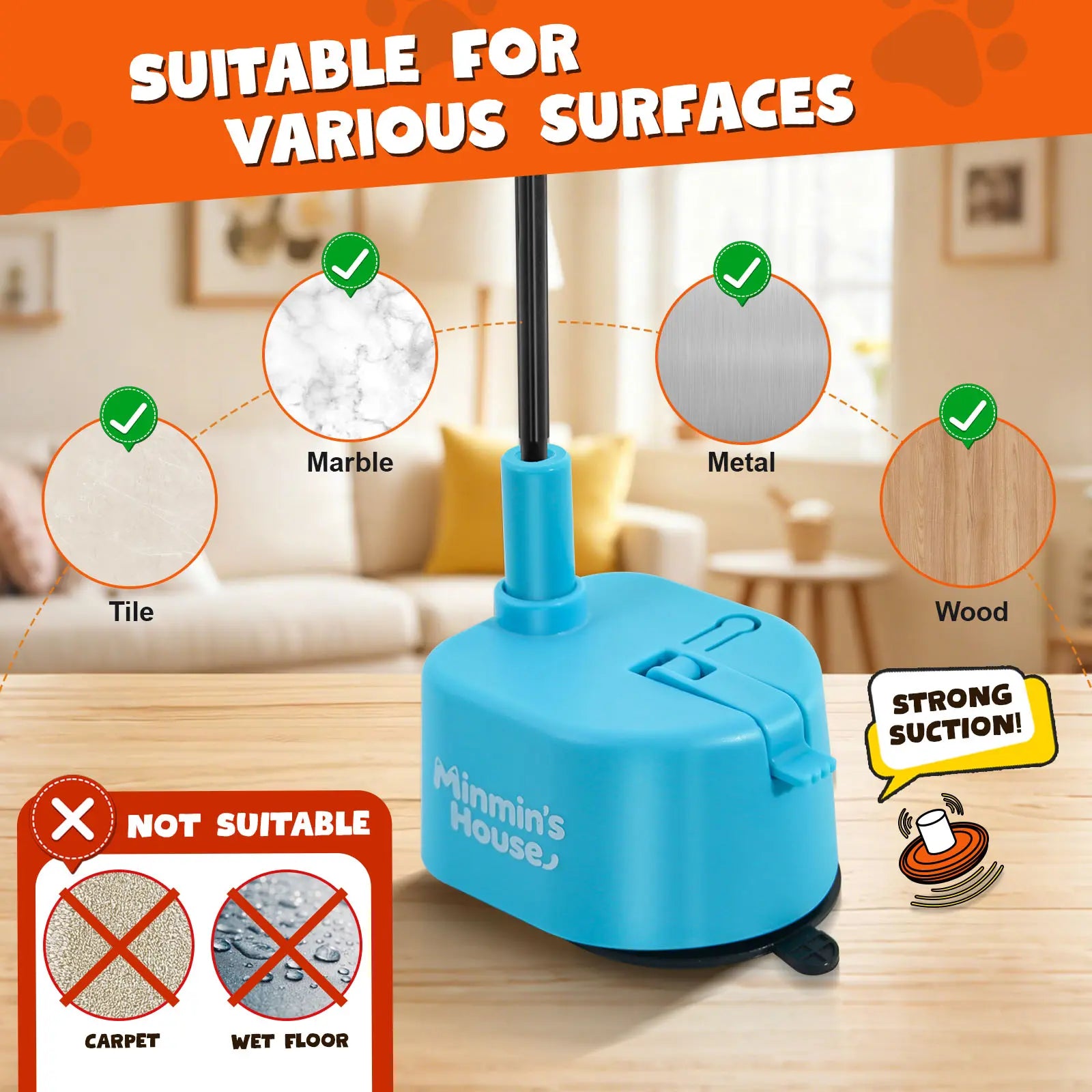 Interactive Cat Toys for Indoor Cats - Automatic 360° Swirling Flying Bird Feather Toy, USB Rechargeable Electric Cat Teaser with Reusable Strong Sticky Vacuum Suction Cup Base,Self-Play Toy for Bored Cat,#Summerwins #Dealsforyoudays