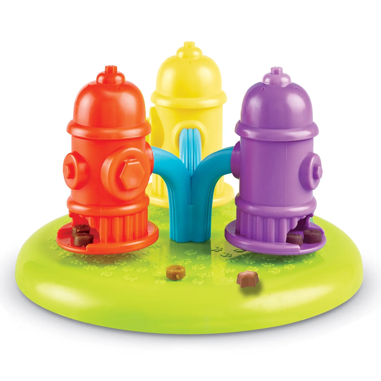 Brightkins Spinning Hydrants Dog Treat Puzzle