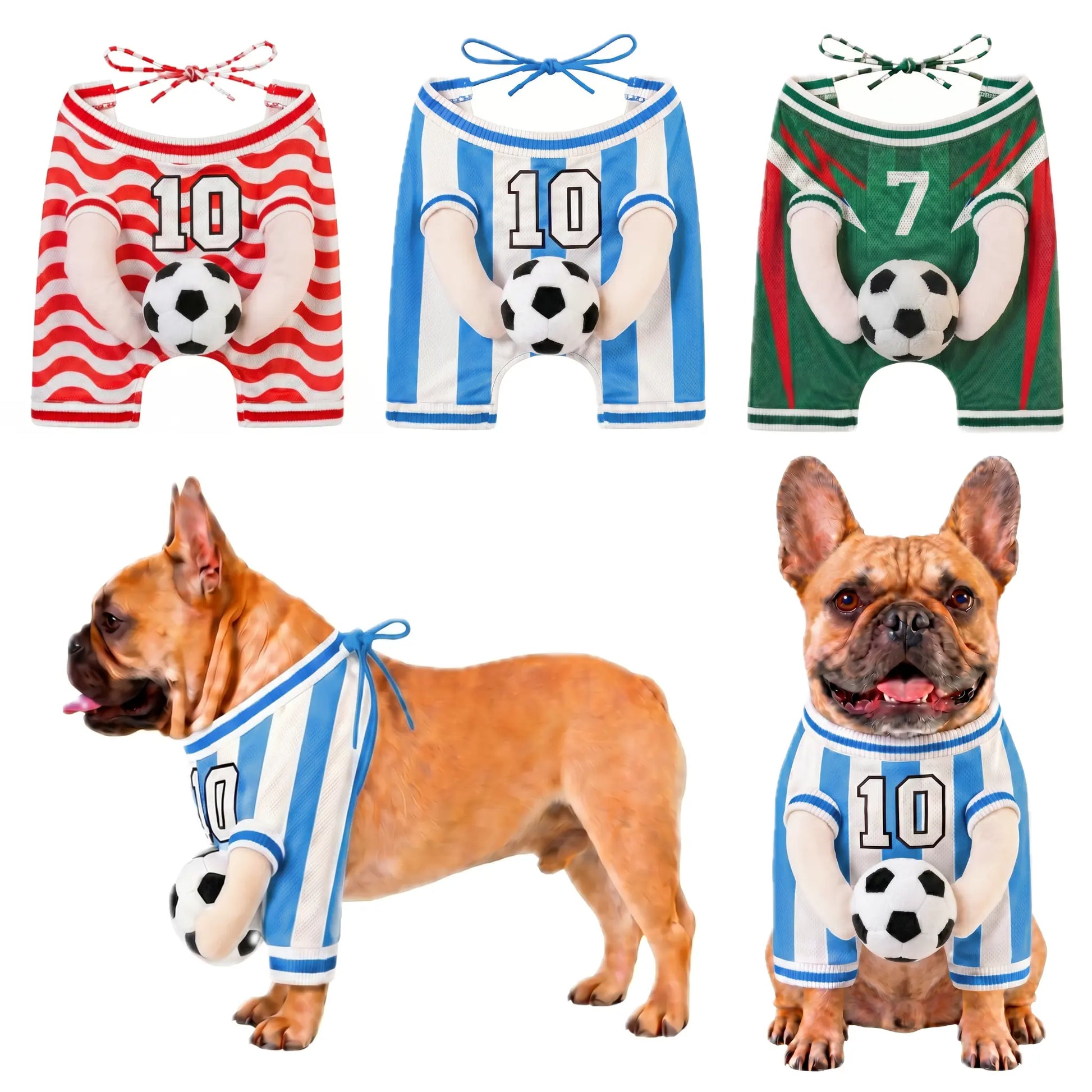 Dog Jersey with fake arms costume #FIFA